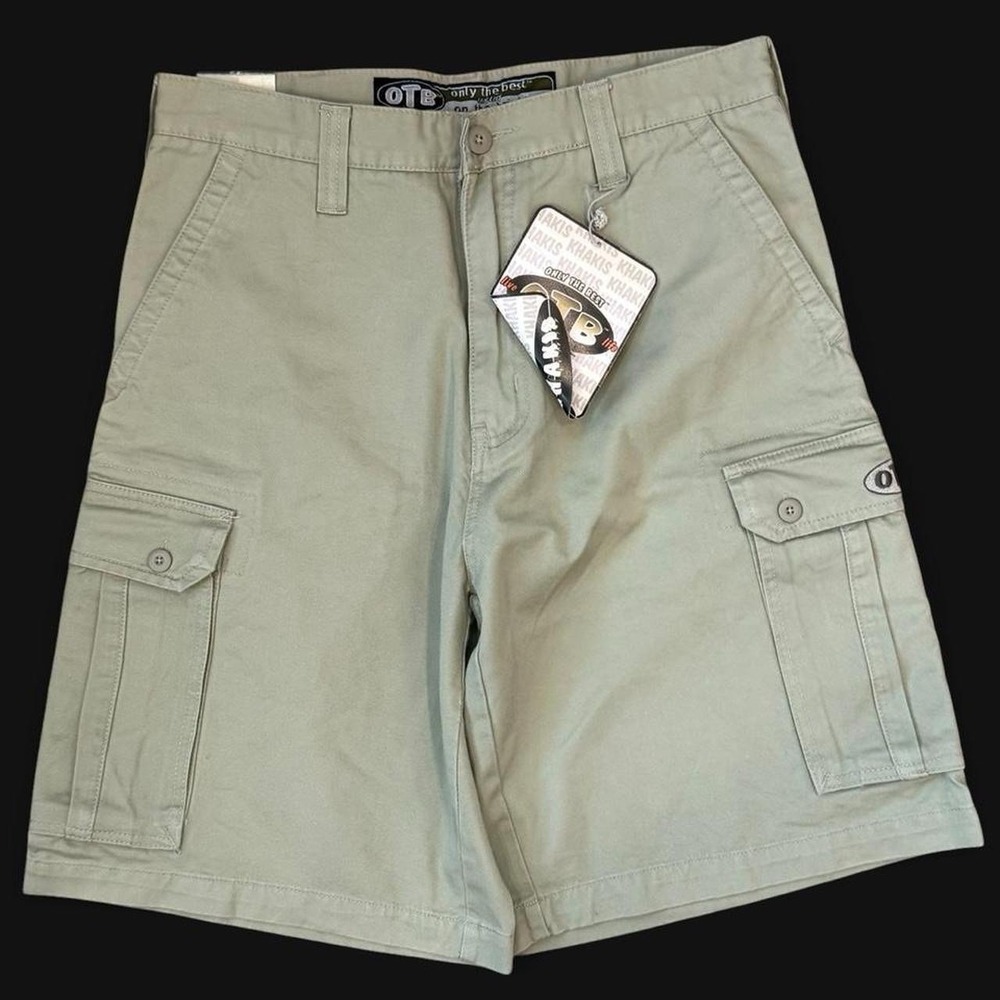 Vintage OTB Baggy Wide Leg Cargo Shorts Men's Size 32x10.5 Skater Grunge Y2K NWT